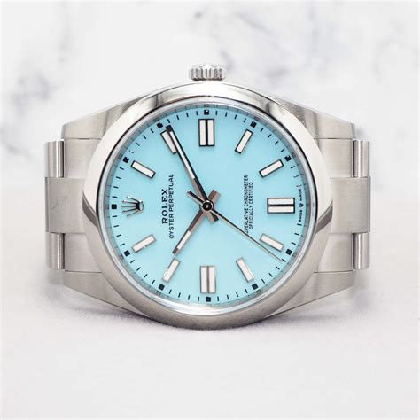 rolex oyster perpetual 41 black on wrist|rolex 41mm tiffany blue.